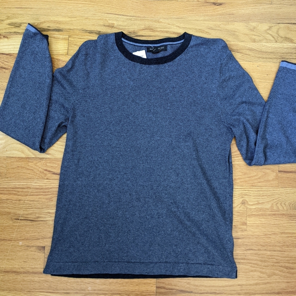 Banana Republic Men's Small Blue Sweater NWT
